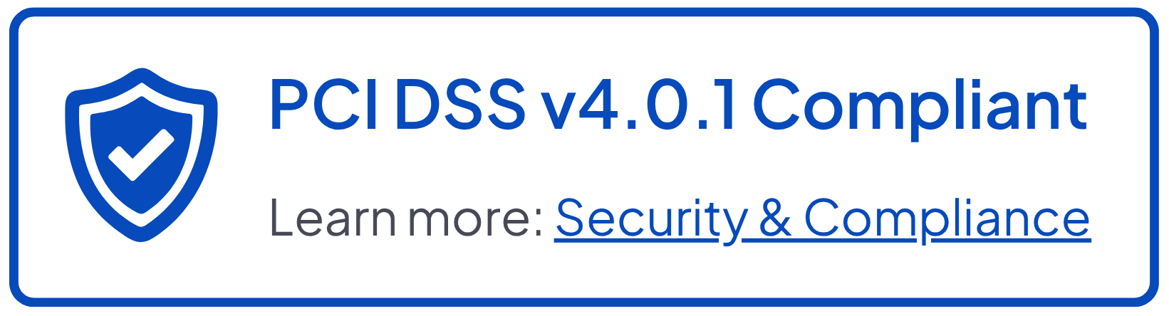 PCI DSS Compliant